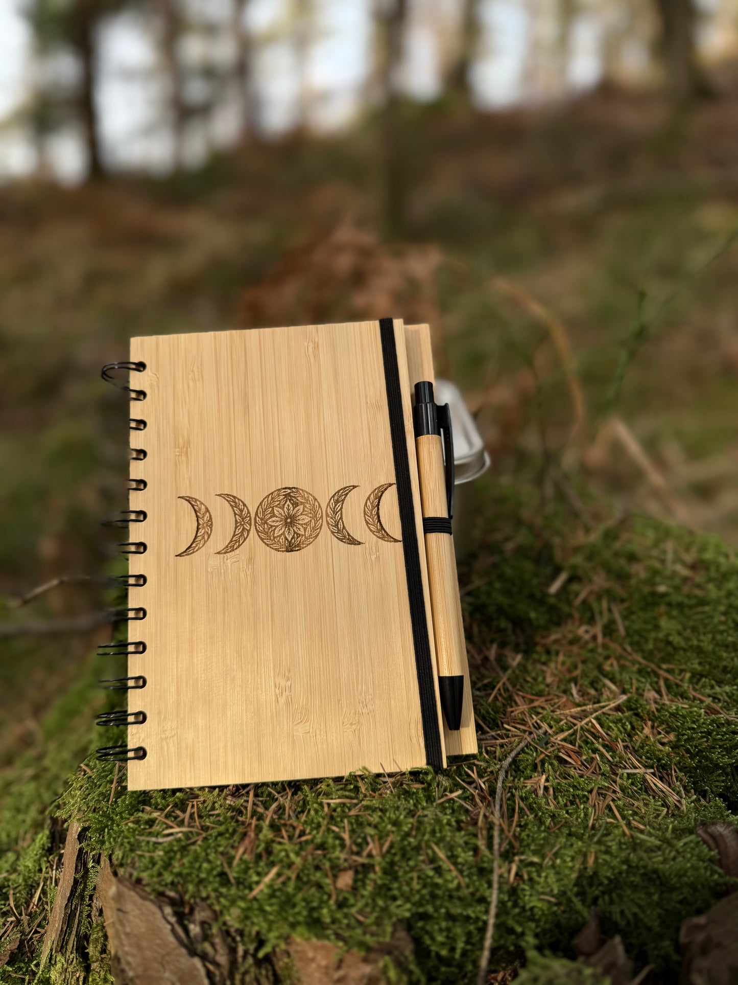 Notizbuch mit Kugelschreiber - personalisierbar - liniert