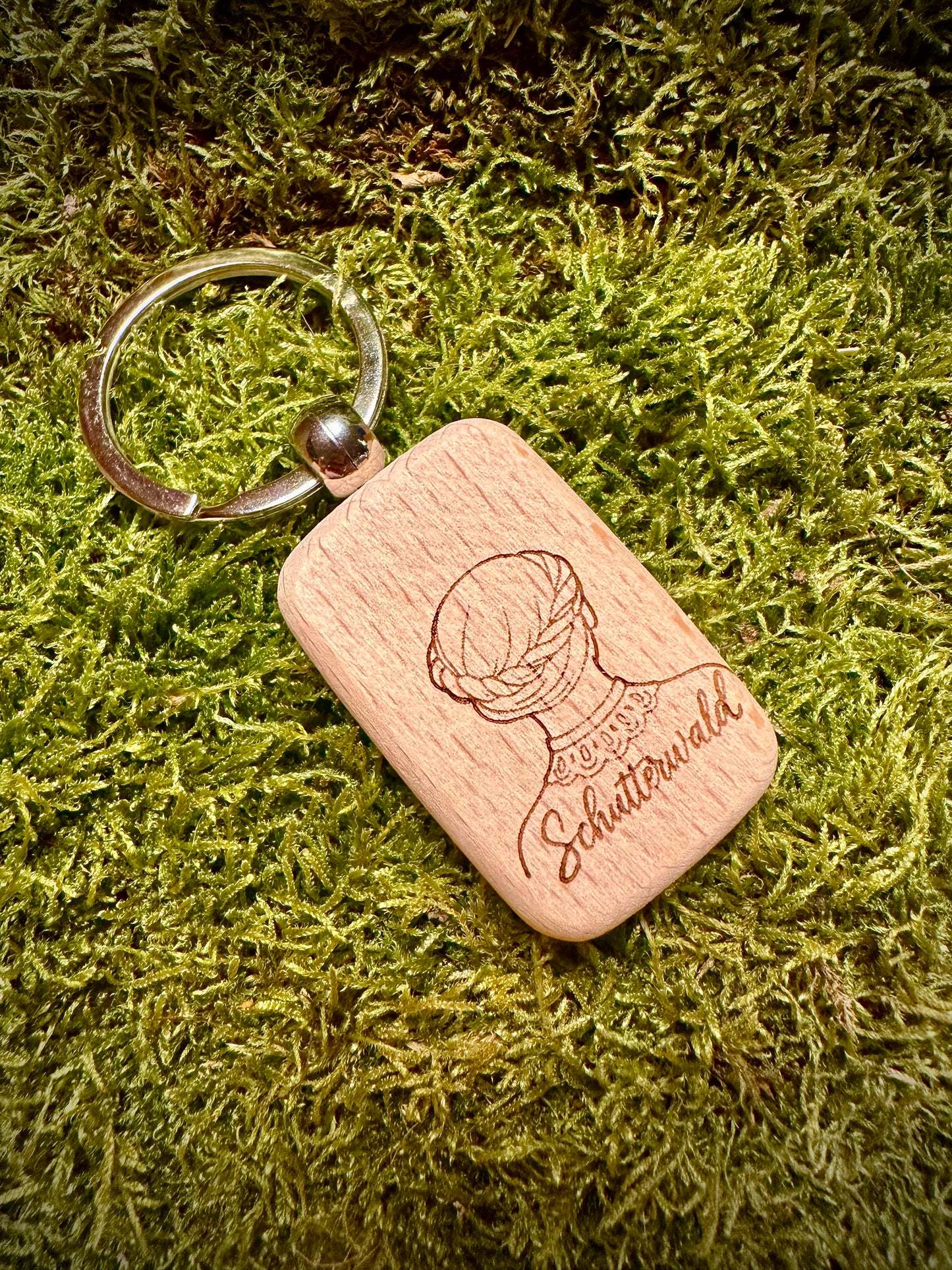 Schlüsselanhänger Holz