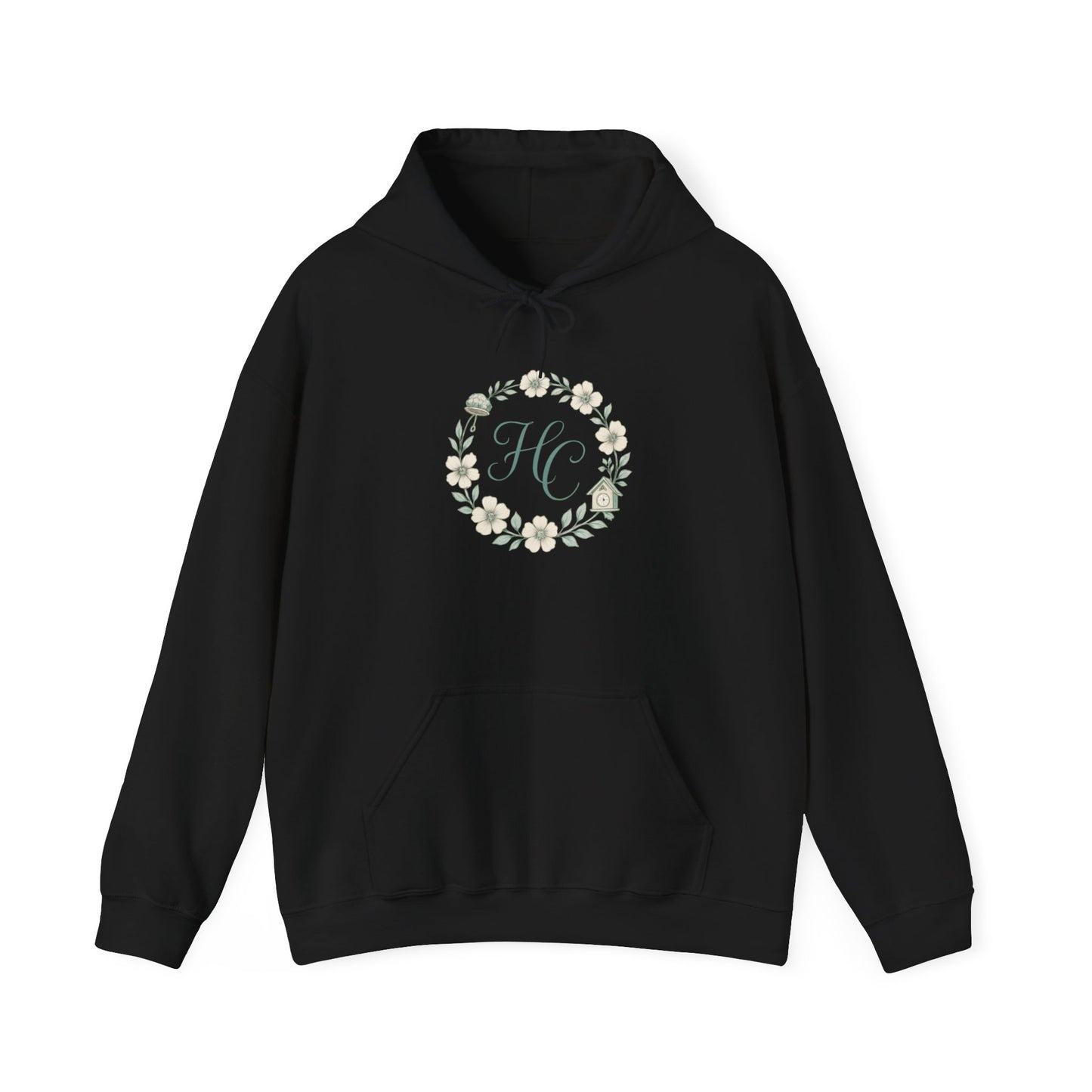 Floraler Monogramm-Hoodie – gemütlich, elegant & individuell