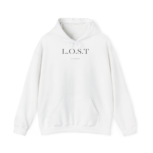 Hoodie „L.O.S.T in Forest - Rabe Backprint”