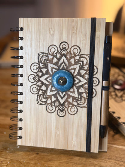 Notizbuch spirituell mit Edelstein