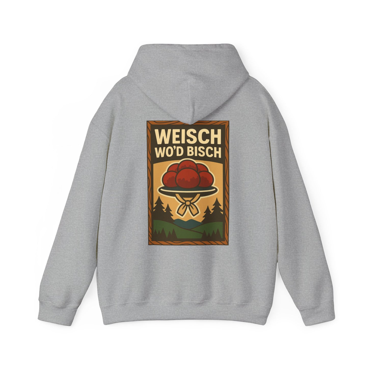 Hoodie „Weisch wo’d bisch“ – Bollenhut Schwarzwald Edition