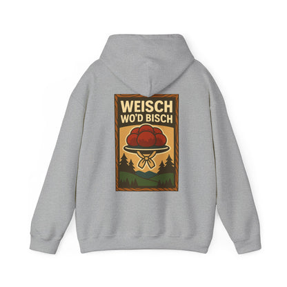 Hoodie „Weisch wo’d bisch“ – Bollenhut Schwarzwald Edition