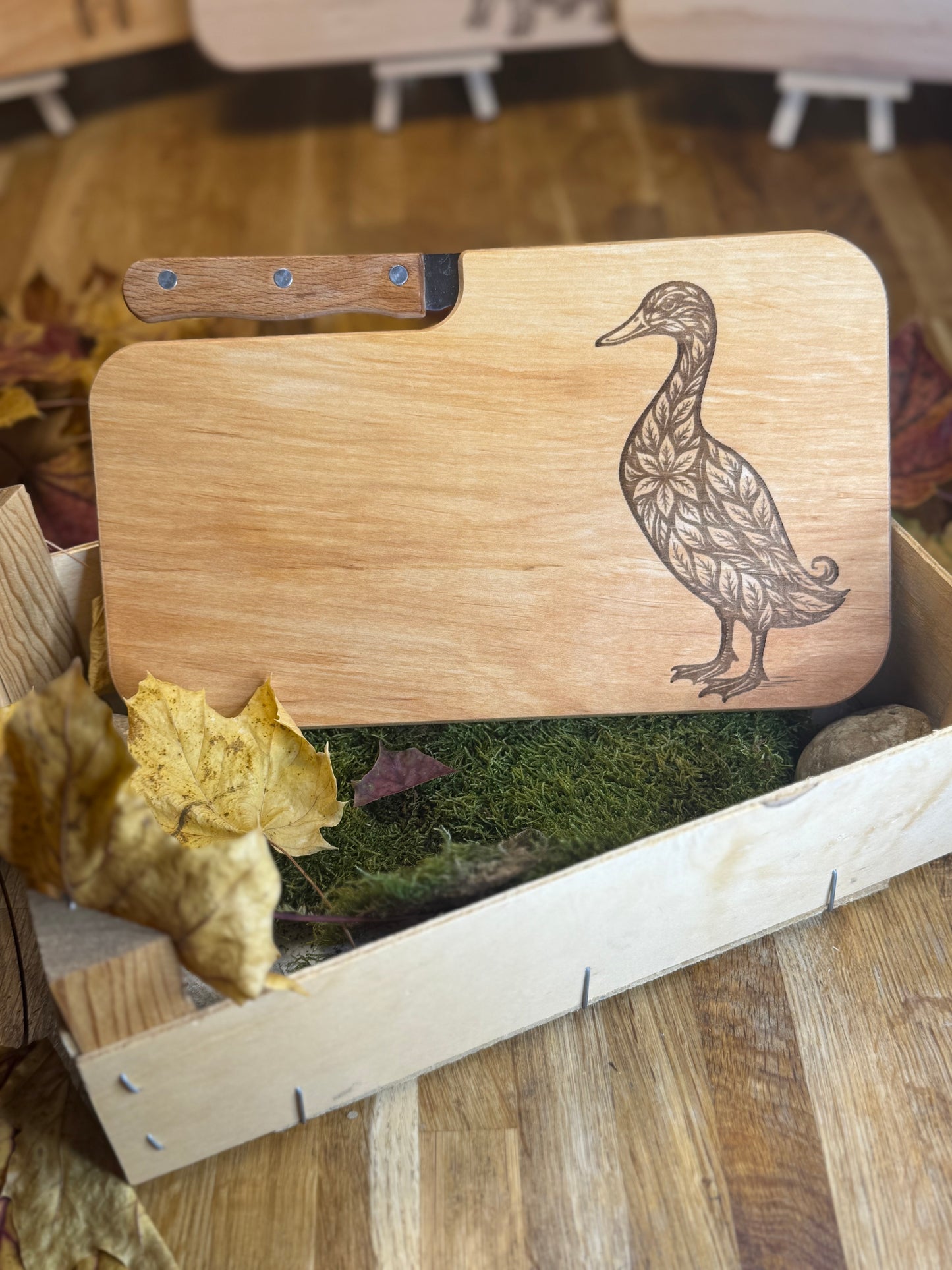 Vesper Brettchen mit Messer