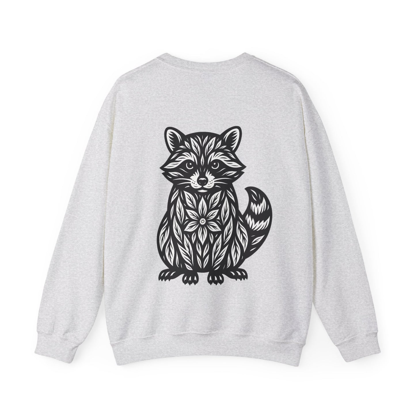 Waschbär Linocut Sweater – Unisex