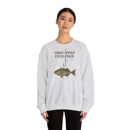 Three-Spined Stickleback Sweatshirt – Vintage Fischillustration