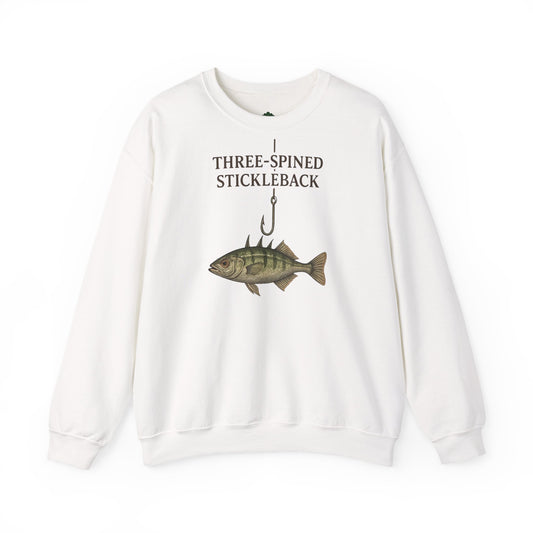 Three-Spined Stickleback Sweatshirt – Vintage Fischillustration