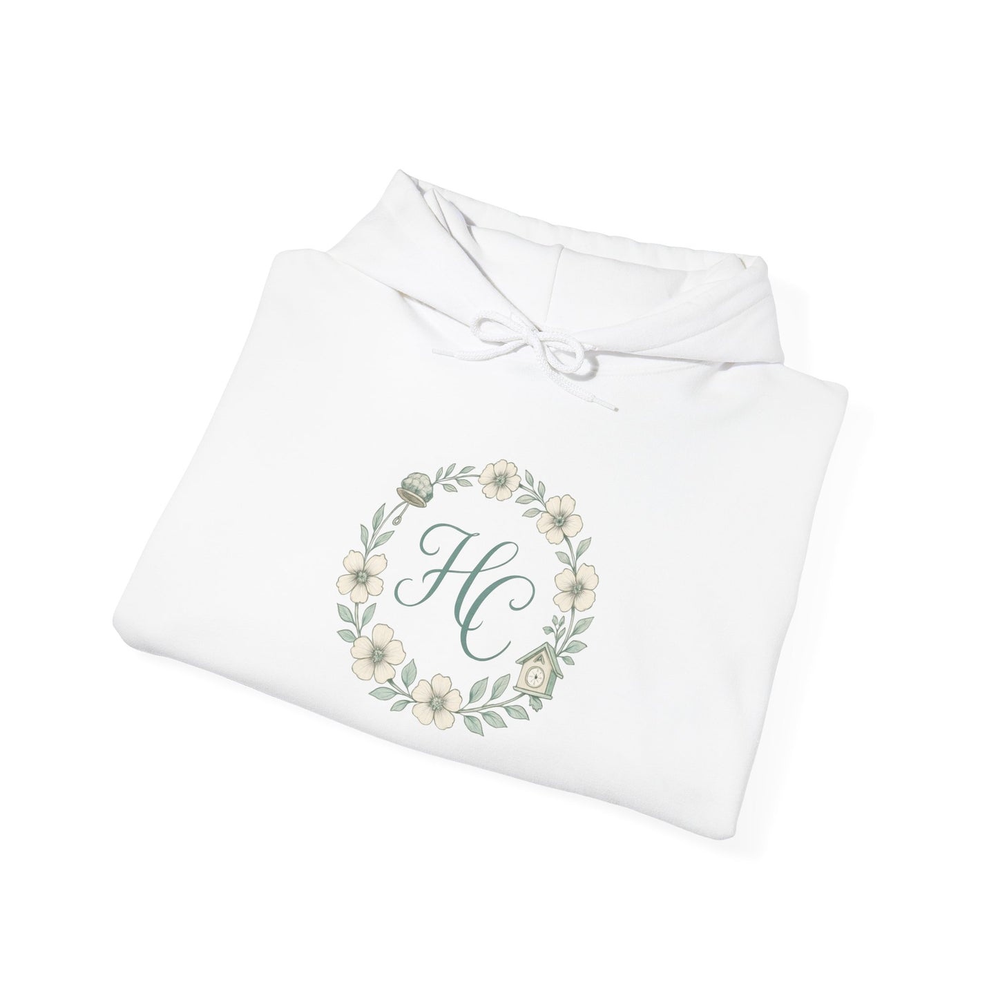 Floraler Monogramm-Hoodie – gemütlich, elegant & individuell