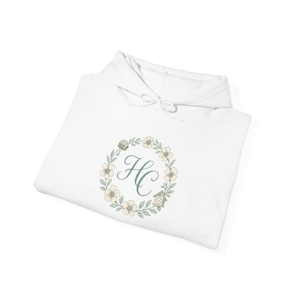 Floraler Monogramm-Hoodie – gemütlich, elegant & individuell