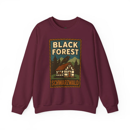 Pullover mit Retro-„Black Forest / Schwarzwald“-Design