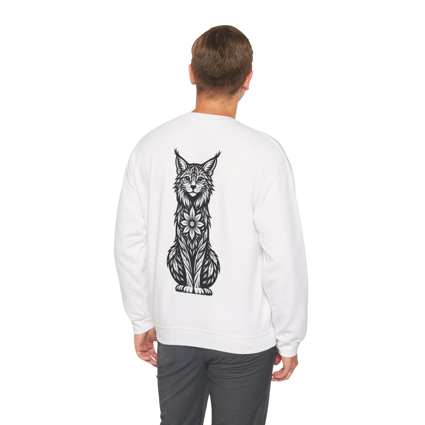 Luchs Linocut Sweater – Unisex
