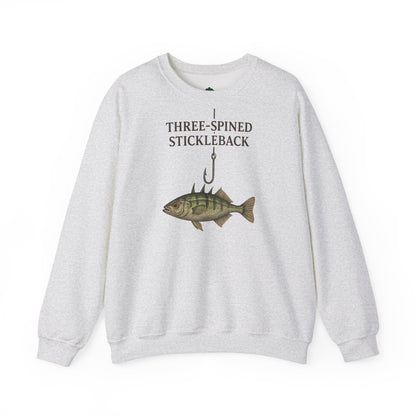 Three-Spined Stickleback Sweatshirt – Vintage Fischillustration