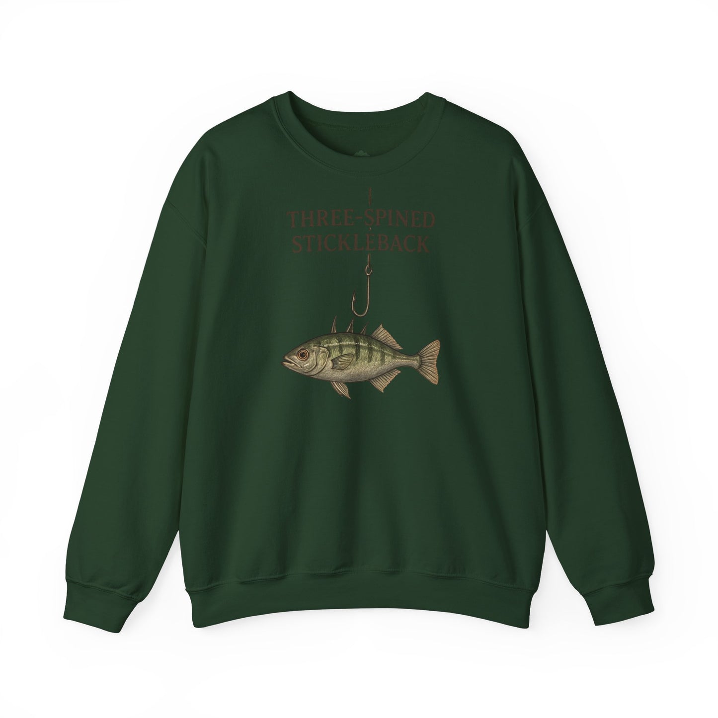 Three-Spined Stickleback Sweatshirt – Vintage Fischillustration