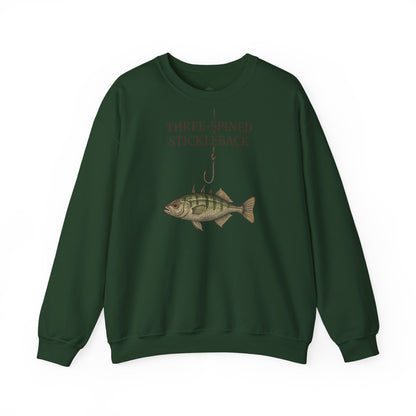 Three-Spined Stickleback Sweatshirt – Vintage Fischillustration