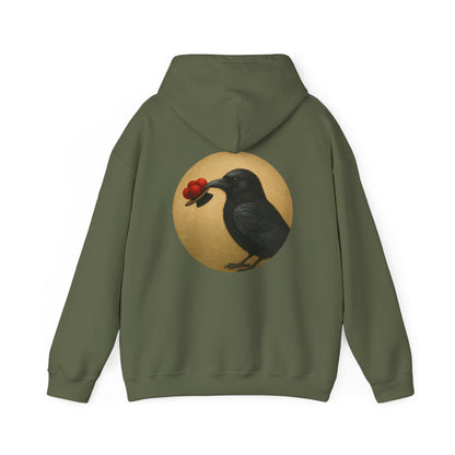 Hoodie „L.O.S.T in Forest - Rabe Backprint”