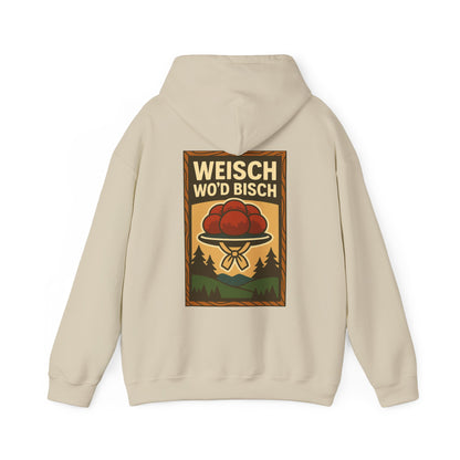Hoodie „Weisch wo’d bisch“ – Bollenhut Schwarzwald Edition
