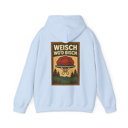 Hoodie „Weisch wo’d bisch“ – Bollenhut Schwarzwald Edition