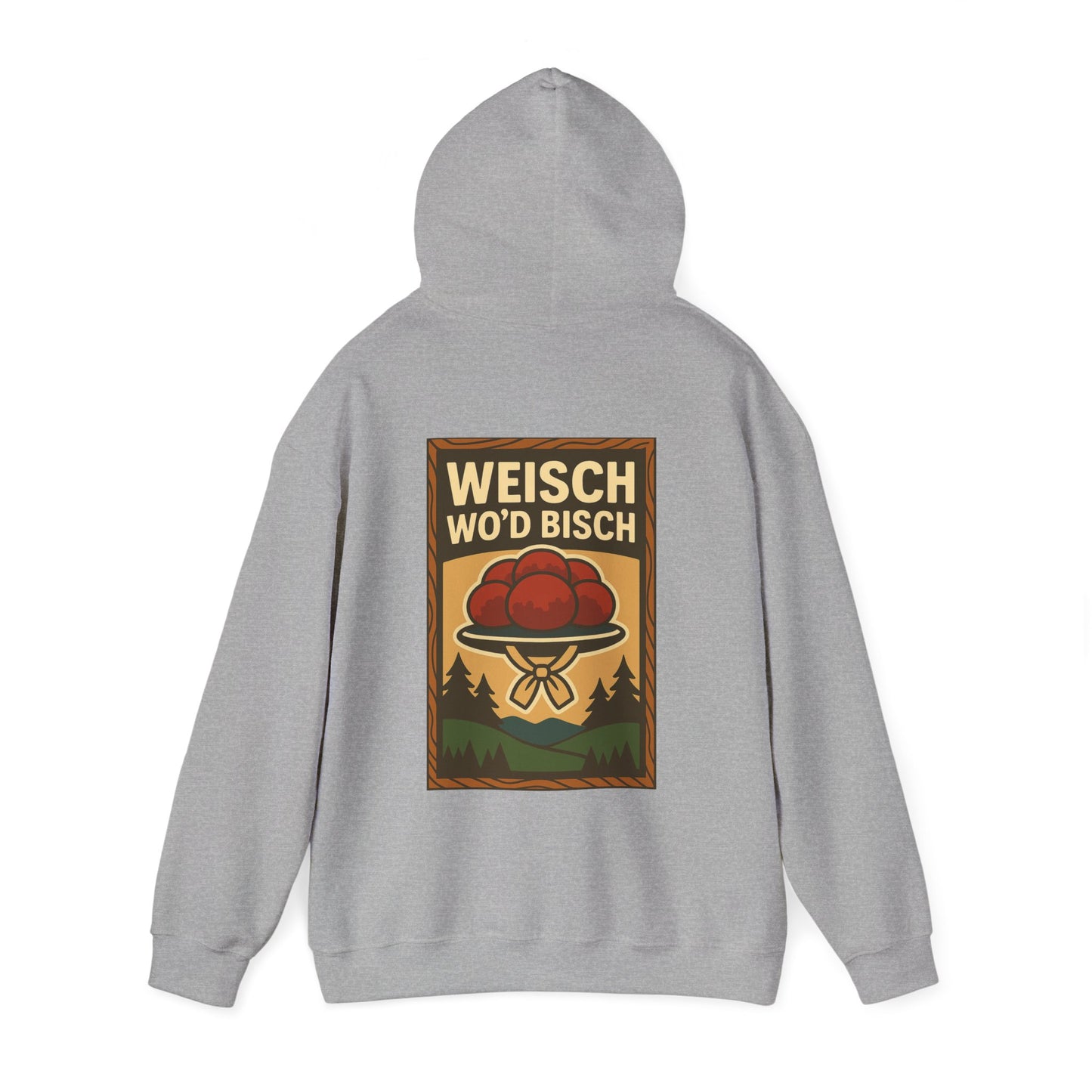 Hoodie „Weisch wo’d bisch“ – Bollenhut Schwarzwald Edition
