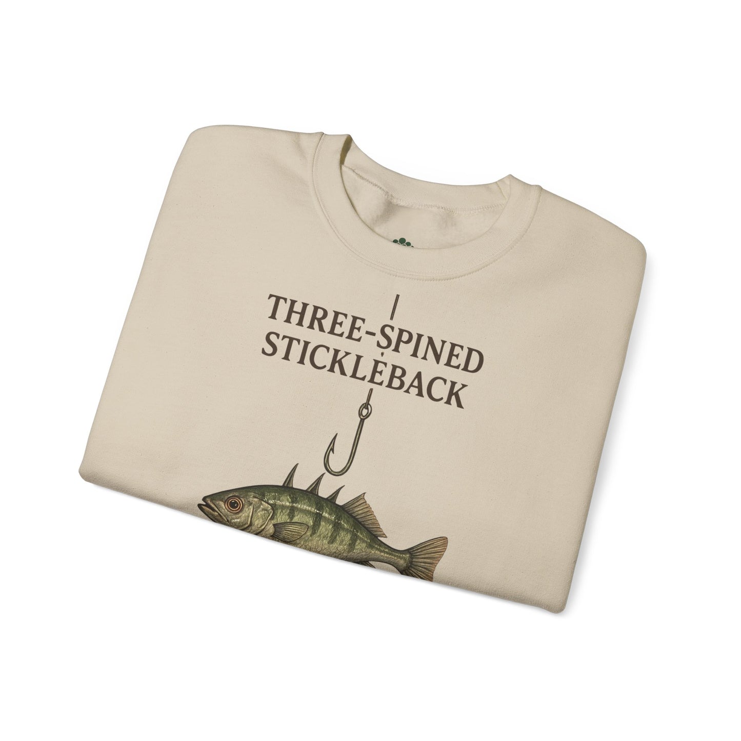 Three-Spined Stickleback Sweatshirt – Vintage Fischillustration