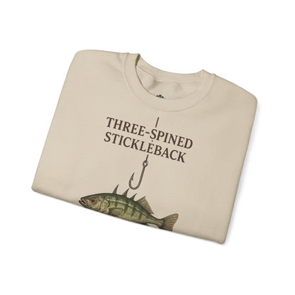 Three-Spined Stickleback Sweatshirt – Vintage Fischillustration
