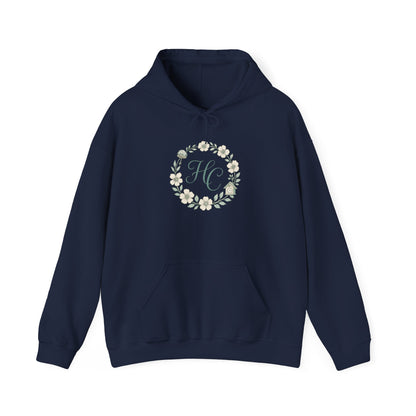 Floraler Monogramm-Hoodie – gemütlich, elegant & individuell