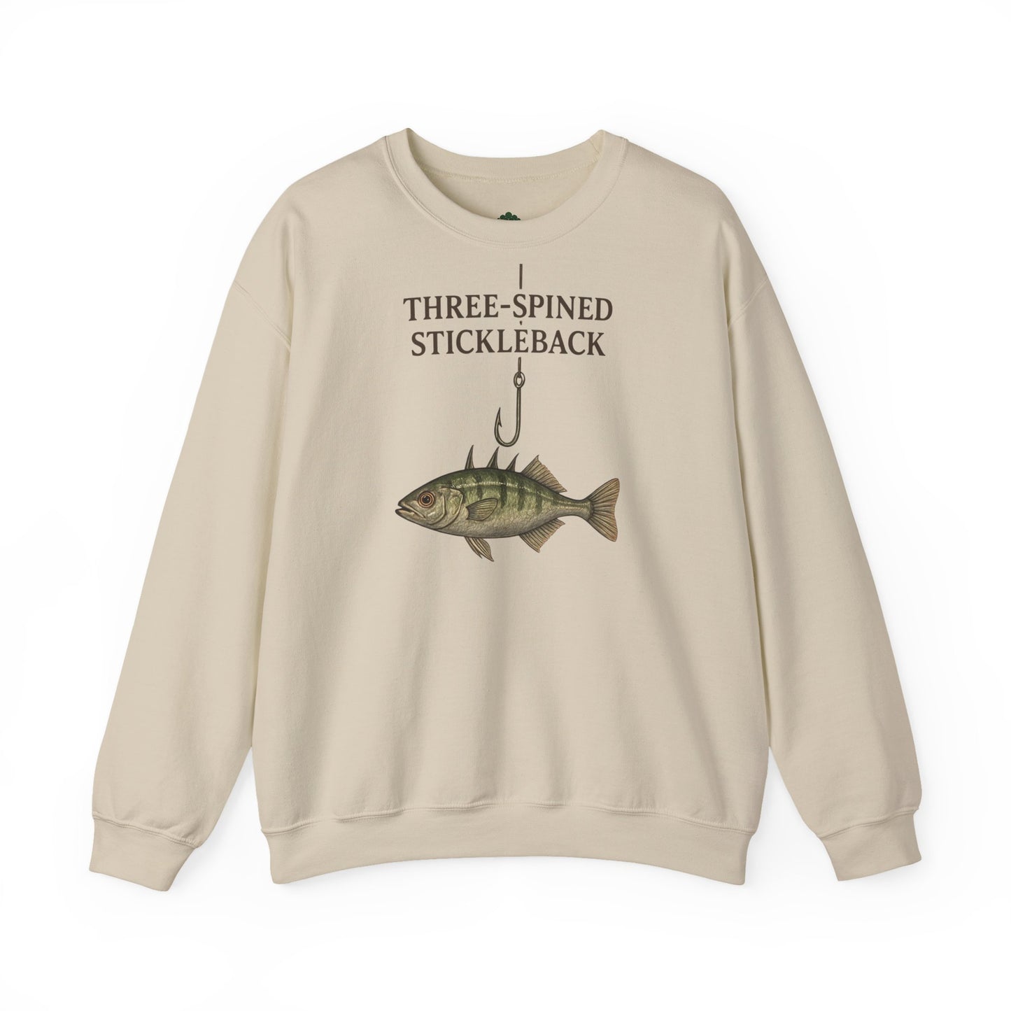 Three-Spined Stickleback Sweatshirt – Vintage Fischillustration