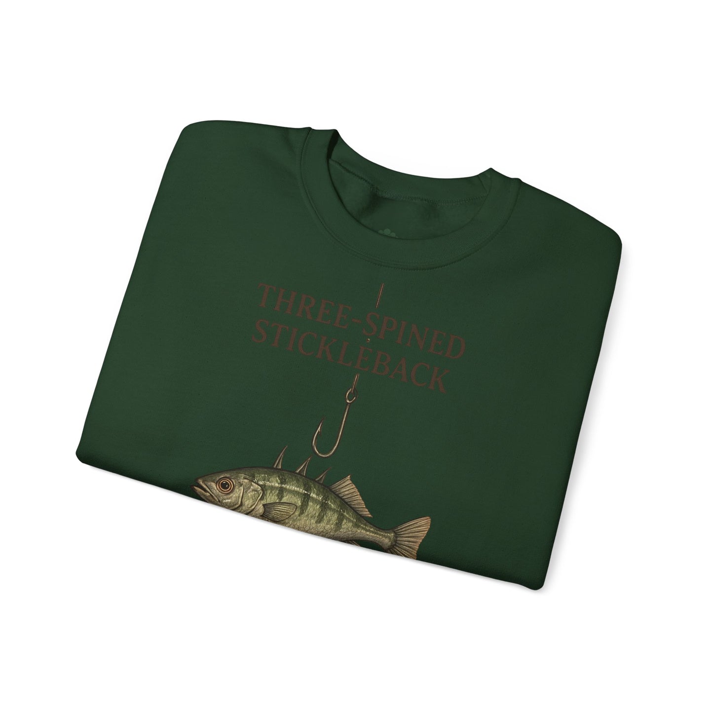 Three-Spined Stickleback Sweatshirt – Vintage Fischillustration