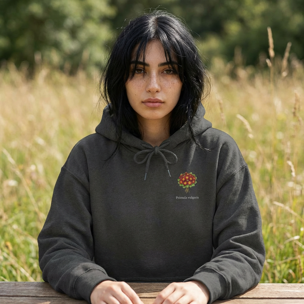 Hoodie "Primula-Vulgaris" Primel - Unisex