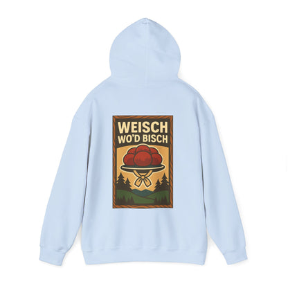 Hoodie „Weisch wo’d bisch“ – Bollenhut Schwarzwald Edition