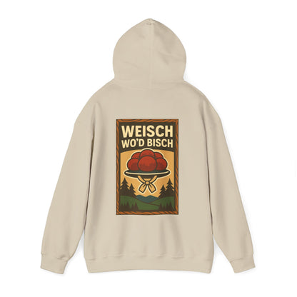 Hoodie „Weisch wo’d bisch“ – Bollenhut Schwarzwald Edition