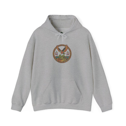 Peru Vintage Machu Picchu Hoodie – Anden-Landschaft mit Lama & Kondor - Unisex