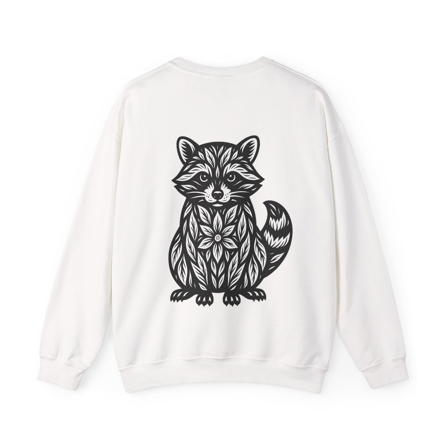 Waschbär Linocut Sweater – Unisex