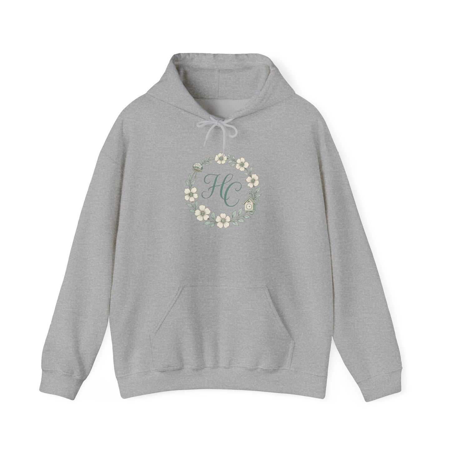 Floraler Monogramm-Hoodie – gemütlich, elegant & individuell
