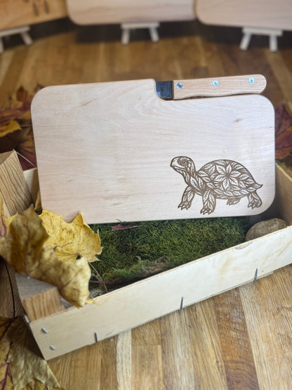 Vesper Brettchen mit Messer