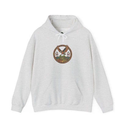 Peru Vintage Machu Picchu Hoodie – Anden-Landschaft mit Lama & Kondor - Unisex