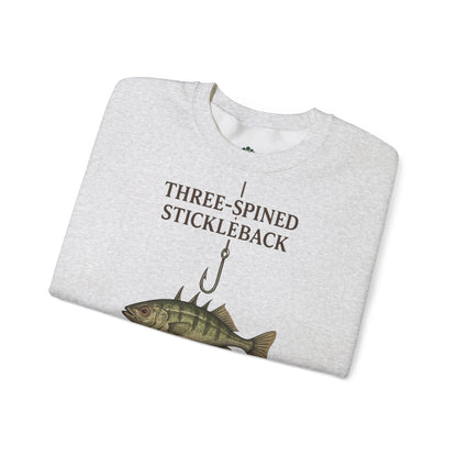 Three-Spined Stickleback Sweatshirt – Vintage Fischillustration