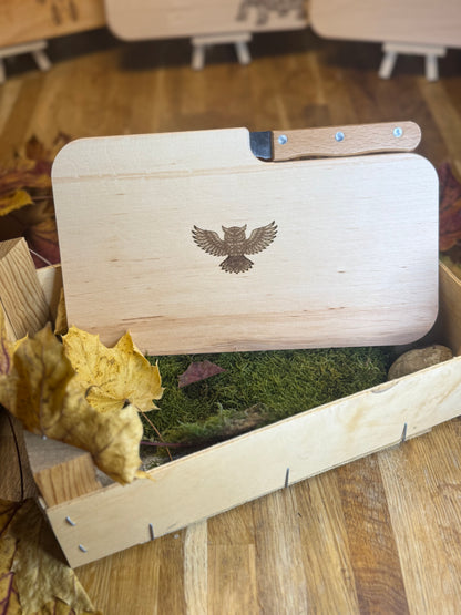 Vesper Brettchen mit Messer