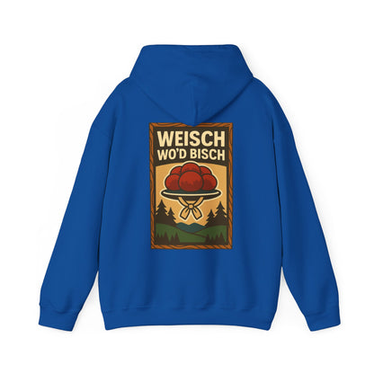 Hoodie „Weisch wo’d bisch“ – Bollenhut Schwarzwald Edition
