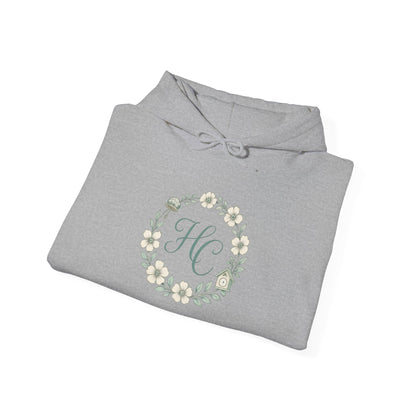 Floraler Monogramm-Hoodie – gemütlich, elegant & individuell