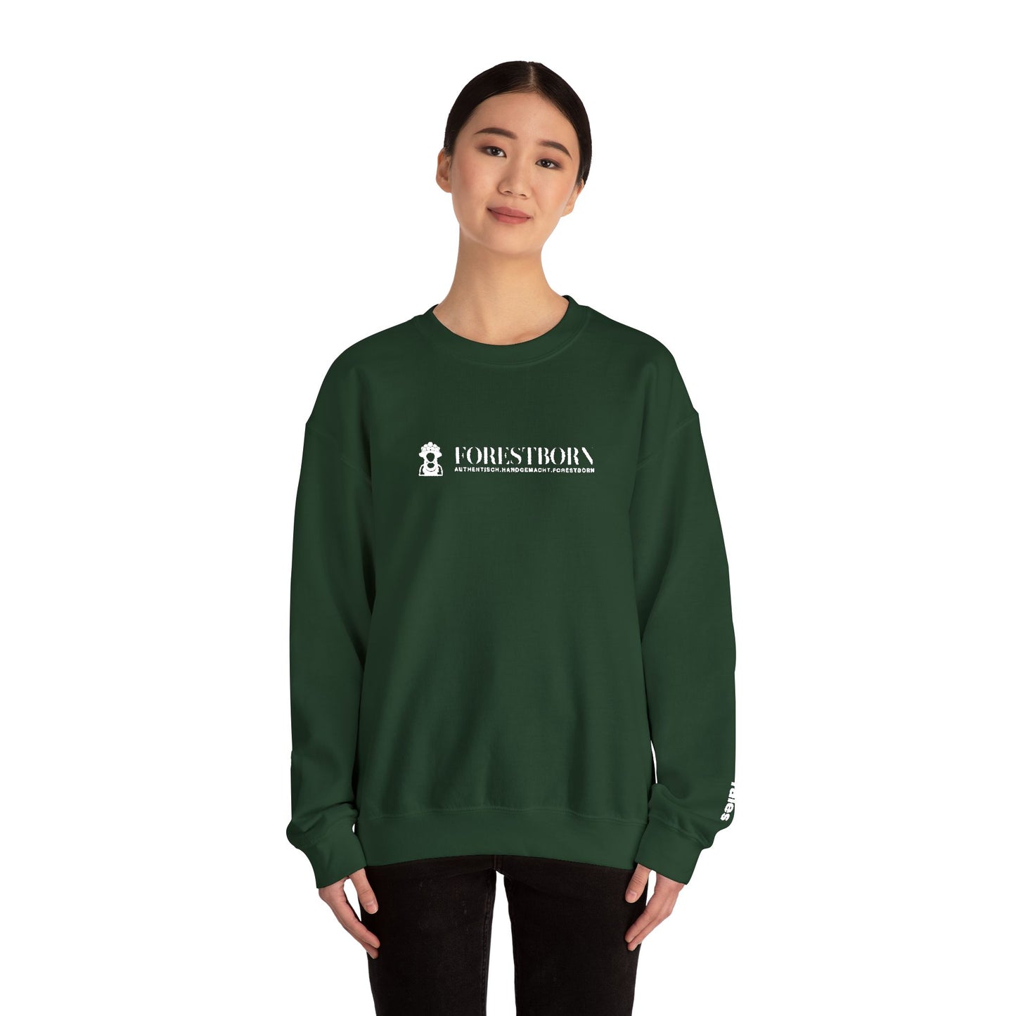 Sweatshirt „Forestborn“ – minimalistisch gesticktes Natur-Design mit 'snacks tales'