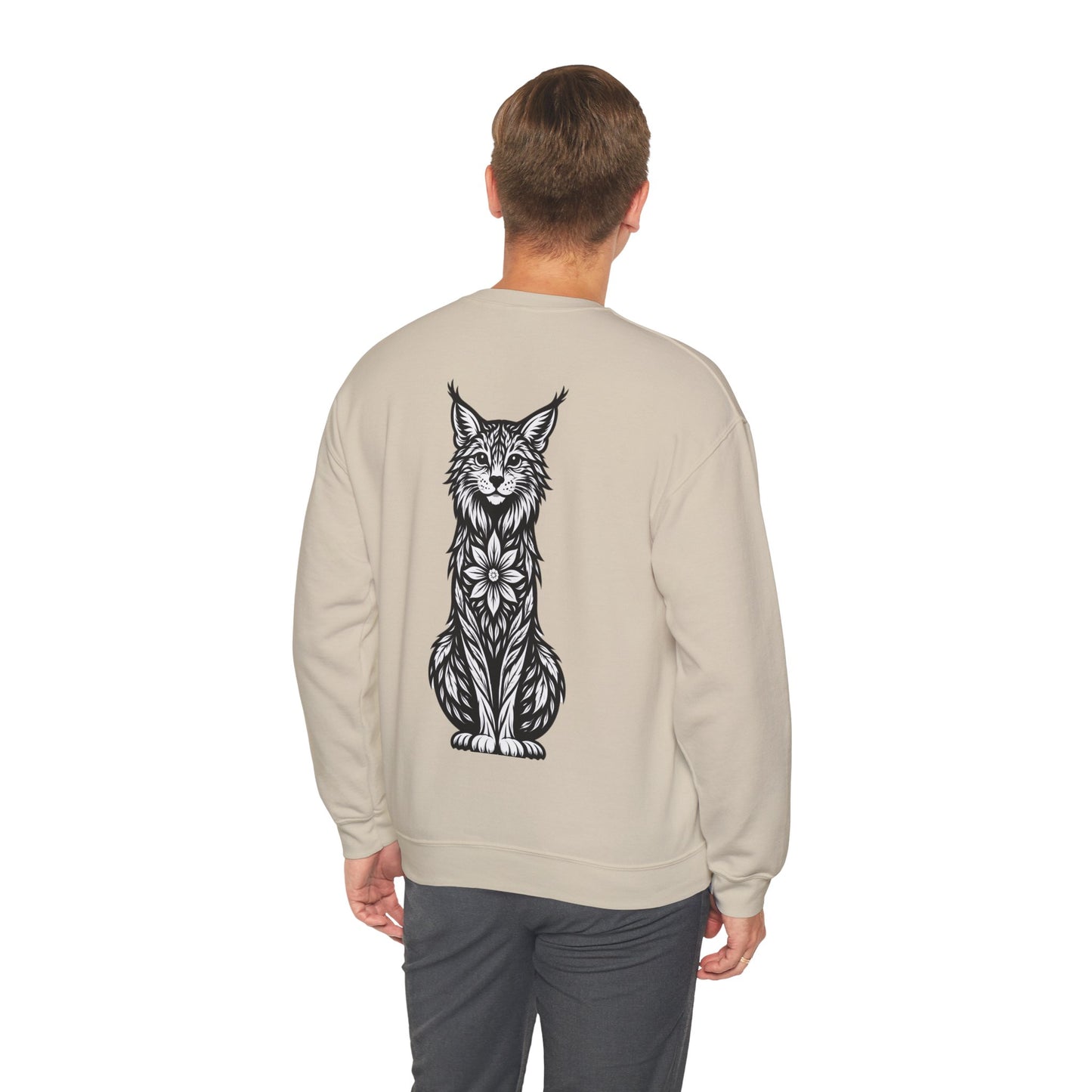 Luchs Linocut Sweater – Unisex