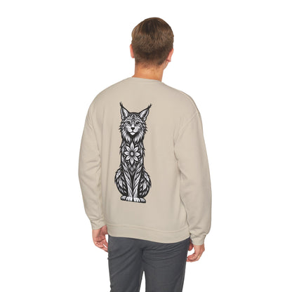 Luchs Linocut Sweater – Unisex