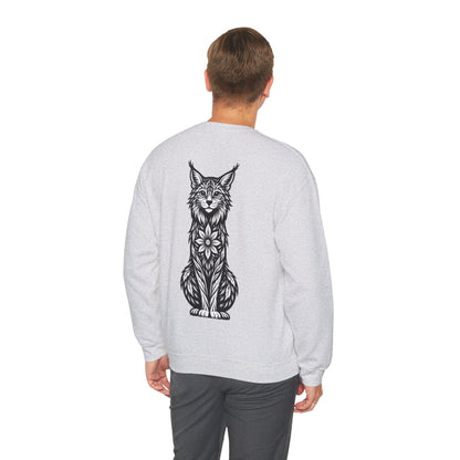 Luchs Linocut Sweater – Unisex