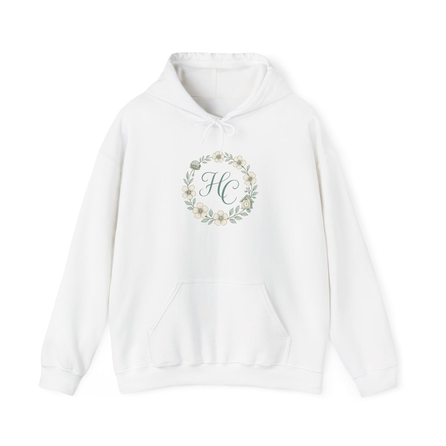 Floraler Monogramm-Hoodie – gemütlich, elegant & individuell