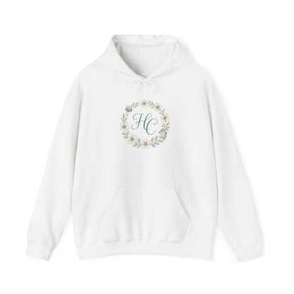 Floraler Monogramm-Hoodie – gemütlich, elegant & individuell