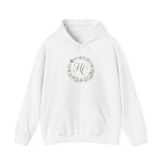 Floraler Monogramm-Hoodie – gemütlich, elegant & individuell