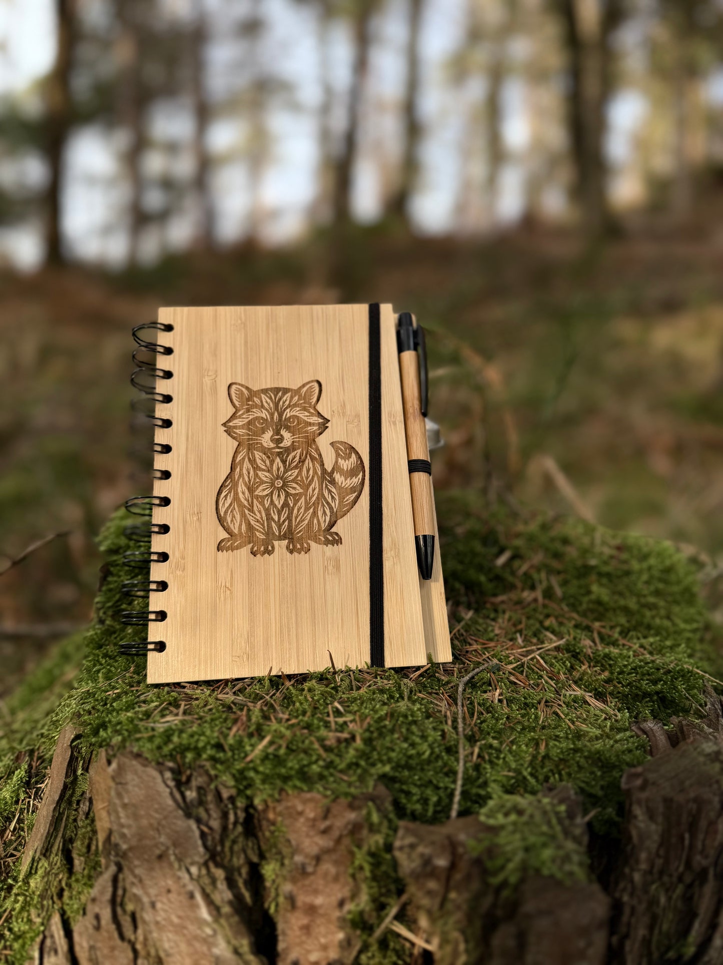 Notizbuch mit Kugelschreiber - personalisierbar - liniert