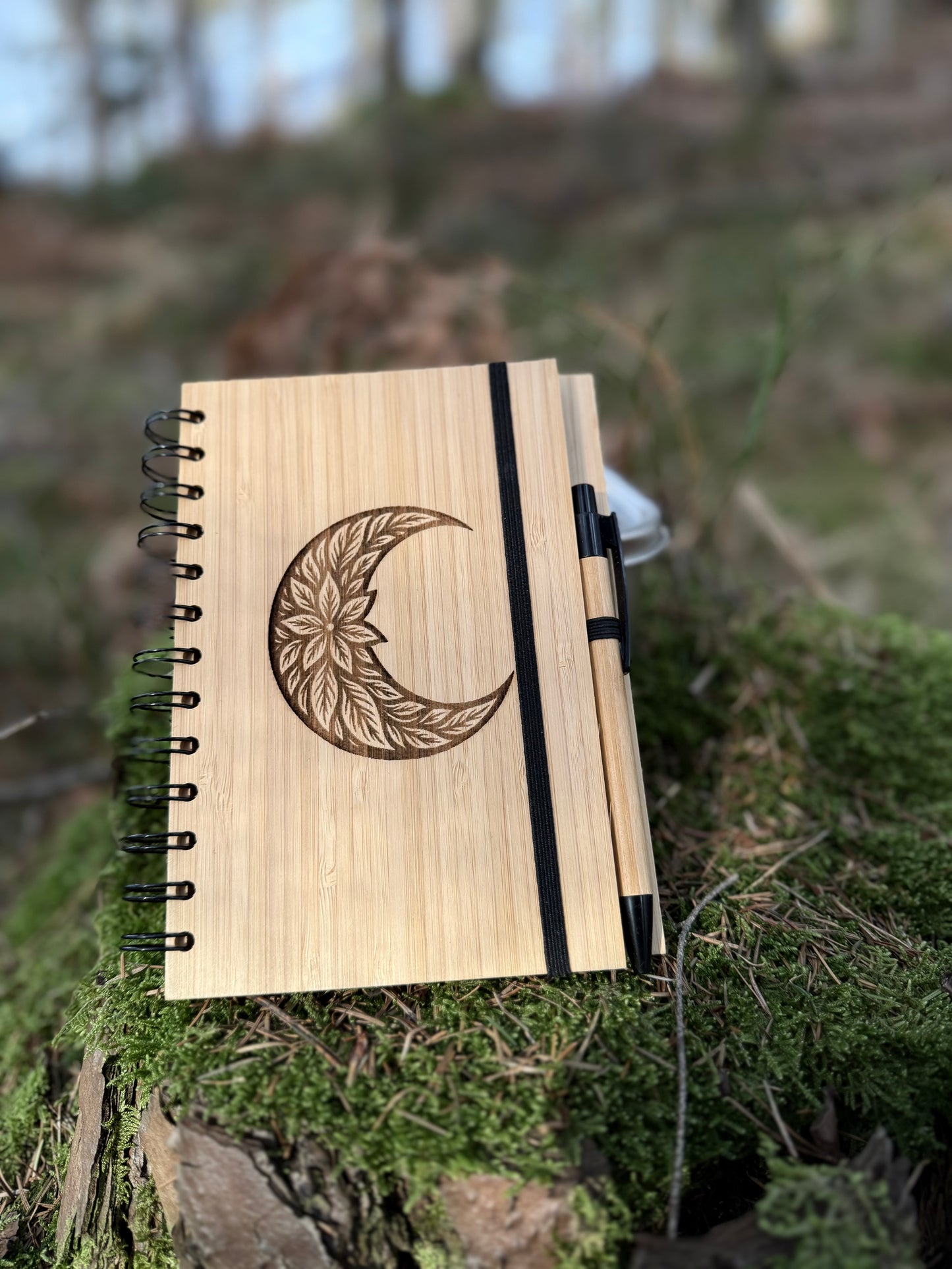 Notizbuch mit Kugelschreiber - personalisierbar - liniert