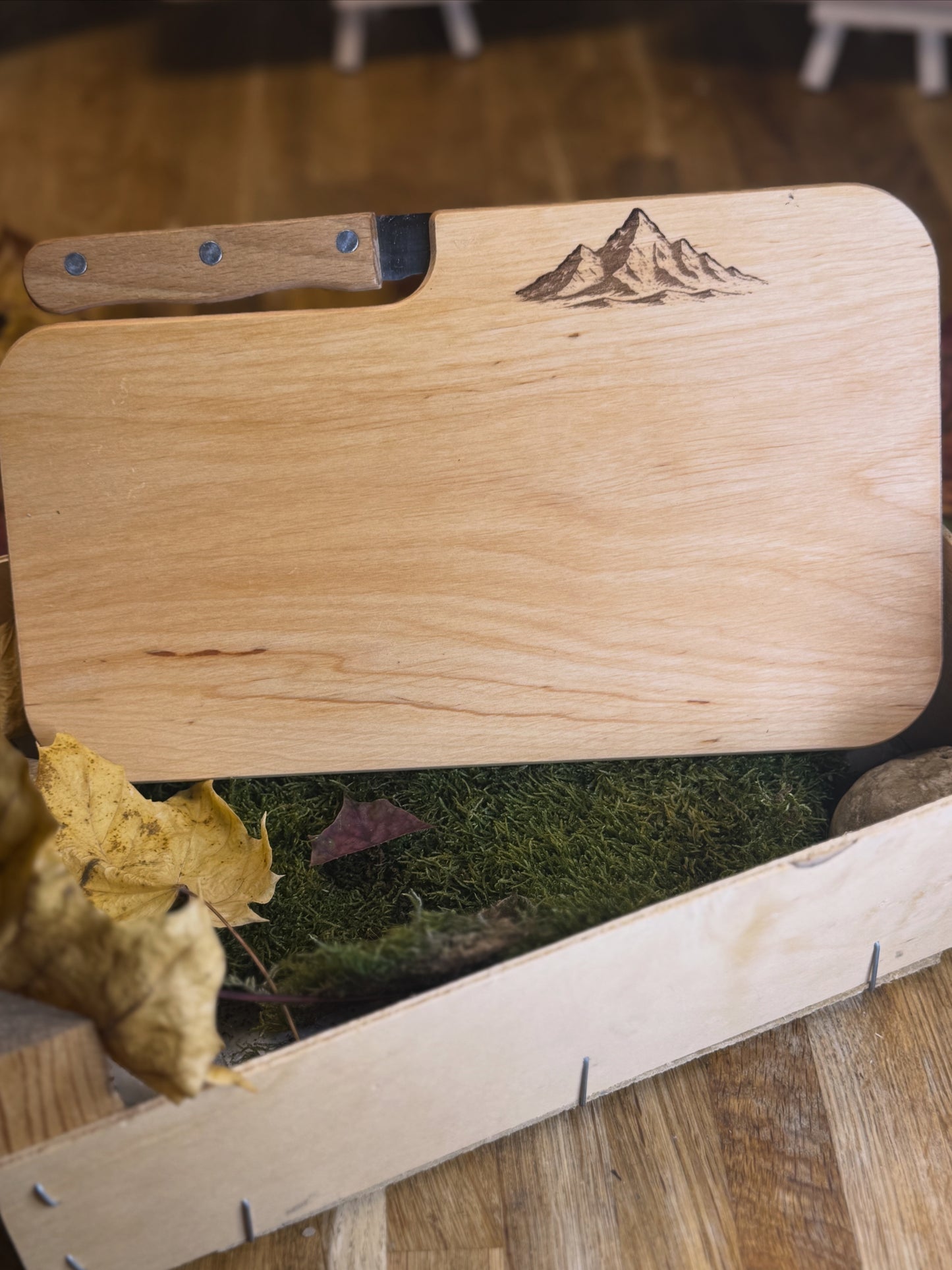 Vesper Brettchen mit Messer