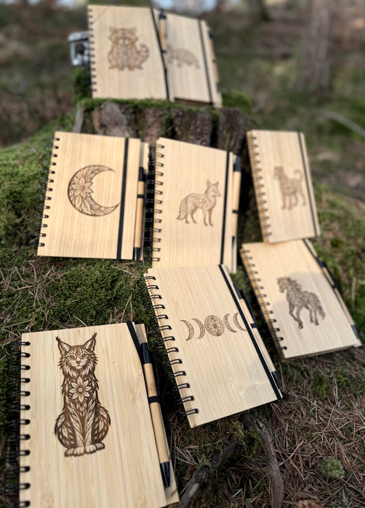 Notizbuch mit Kugelschreiber - personalisierbar - liniert